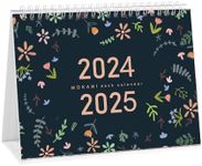 2024-2025 Calendar, Desk Calendar (Oct. 2024 - Dec. 2025, 10" x 8.25" ), Monthly Desktop Calendar, Standing Flip Calendar with Thick Paper, Planner Notes Academic Year Standing Calendar with Planner Stickers