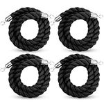 Windyun 4 Pack Hemp Stanchion Ropes