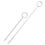 Mr. Pen- Loop Turner Hook with Latch, 2 Sizes (Long & Short), Stainless Steel Loop Turner for Fabric Tube Straps Belts Strips, DIY Knitting Accessories, Sewing Tools, Sewing Accessories and Tools.