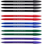 Monami Plus 3000 Office Sign Pen Felt Tip Water Based Ink Color Pen Complete Red,blue,black,green,purple Dozen Box