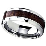 Double Accent Custom Engraving 8mm 