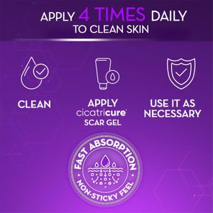 Cicatricure Scar Gel for Face & Body – Reduces Scars & Stretch Marks, 1oz