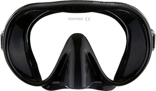 Cressi Musa Frameless Masks, Black