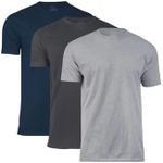 True Classic 3 Pack, Essential Color Pack, Men's Short Sleeve Crew Neck T-Shirt, Small