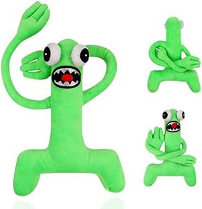 Rainbow Friends Doll Rainbow Friends Plush Dolls Horror Video Game Toy Kids Christmas Birthday (Green, 30cm)