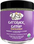 Cat Crack Organic Catnip, 100% Natural Cat Nips Organic Blend That Energizes and Excites Cats, Safe Catnip Treats Used for Cat Play, Cat Training, & New Organic Catnip Toys for Cats (1 Cup)