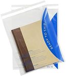 GennZee 10x12 1,000 Pack Clear Poly Bags Strong Adhesive Strip with Suffocation Warning
