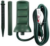 3 Outlet Extra Long Yard Stake Outdoor 6 Ft Cord Safety Flip Covers UL