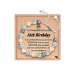 FYUKISS Birthday Gifts for Girls, Sweet 16 Gifts for Girls, Sweet 16 Birthday Bracelet Decorations Gifts for Sister Niece Daughter Granddaughter