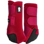 Classic Equine Legacy2 Front Protective Boots 2 Pack Crimson M