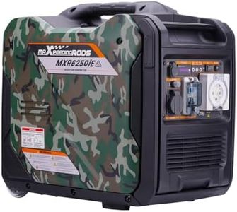 maXpeedingrods 5500W Inverter Generator Gas Powered, Electric Start, EPA Compliant, Compact and Lightweight for Home Backup Jobsites Woodwork, RV Ready
