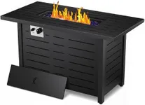 Xbeauty Fire Pit Propane Gas FirePi