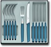 Victorinox Swiss Modern Table 12 Piece Set, Blue