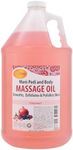 SPA REDI - Massage Oil, Pomegranate, 128 Oz - Professional Full Body Massage Therapy, Made with Almond Oil, Cotton Seed Oil, Sunflower Oil, Avocado Oil, Essential Oils and Vitamin E