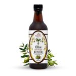 AVG Health Organics Olive Vinegar, Zaitoon Sirka/Jaitoon Sirka with Mother, Helps in Weight Loss, Natural Detox, Natural & Unfiltered 500ml