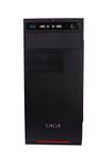 CIRCLE Alloy Steel Prime 3.0 Cabinet With Smps, Black