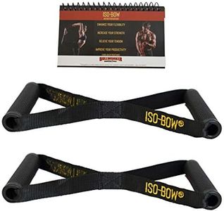 Bullworker Iso-Bow Pro Pair: Isometric Exercise Equipment; Portable Home Fitness Training Strap for Strength and Flexibility Gains, Traveling Stretching Tool for Yoga and Pilates (Does not Stretch)