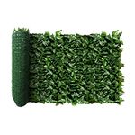 Windscreen4less 39''x117'' Artificial Leaf Privacy Fence Screen Faux Leaves Fence Cover Wall Decoration for Outdoor Garden Patio Porch Deck Balcony Yard (1 Pack)