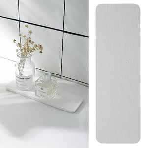 NiuYichee 2 PCS Water Absorbent Diatomite Coasters, Diatomaceous Earth Soap Dish, Water Absorbing Stone in The Modern Home Kitchen and Bathroom