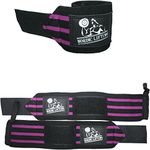Nordic Lifting Unisex Wrist Wraps for Weightlifting, 1 Pairs/2 Wraps, Purple