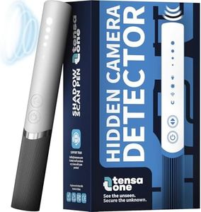 TensaOne Hidden Camera Detectors – Small Anti Spy Audio Video GPS Tracker RF Detector for Wireless Cameras and Cars Tracking Device - Mini Travel Pen for Finding Spying Voice Recorder Bug Devices