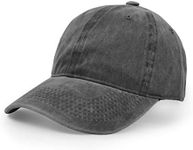 Baseball Cap, UltreKey Washed Cotton Adjustable Sport Outdoor Sun Cap Unisex Hip Hop Casual Hat Snapback Cap Grey