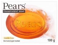 Pears Transparent Amber Soap with Pure Glycerin and Natural Oils | Gentle Moisturising and Cleansing | Parabens and Sulfates-free, Dermatologist Recommended for Delicate Skin | 100g