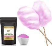 Lux Life All Natural USA Manufactured Cotton Candy Sugar Flavored Floss Sugar for Cotton Candy Machines (4oz, Marshmallow)