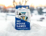 Ski House Games Signature Ski-Themed Playing Cards, 52-Card Deck, Winter Sports Design, Gift for Skiers, Apres Ski, Ski Games, Travel Games