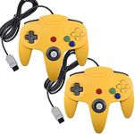 2 Pack N64 Controller, miadore Retro N64 Gaming Gamepad Joystick Double Colored Joypad for N64 System Home Video Game Console