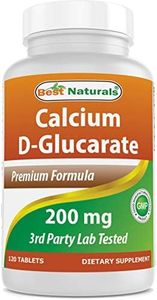 Best Naturals Calcium D-Glucarate 200 mg 120 Tablets