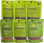 Mumm's Sprouting Seeds - Microgreen Mixed Case (6 Pack) - Grow Your Own Organic Microgreens - Certified Organic Seed - Non-GMO