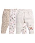 BABY GO 0-3M/3-6M/6-9M/9-12M 100% Pure Cotton Pack of 3 Pyjamas for Babies Beige