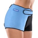 Comfpack Hip Ice Pack Wrap for Hip Bursitis & Replacement Surgery, Reusable Compress Hip Brace with Gel Hot Cold Pack for Injuries, Hip Flexor Pain, Inflammation, Sciatica Nerve, Hamstring