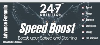 247 NUTRITION Speed Boost Pre Workout Supplement for Energy, Stamina & Endurance | Improves Recovery Time | Enhance Energy Levels | Fat Burner, Pre Workout Supplement for Men & Women (60 Capsules)