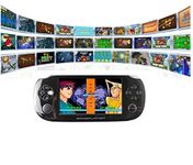 TMG Handheld Game Console - 32 BIT Games, HD Video Support, Music Play, 4.3 Inch Display, 32GB SD Card Slot, 3MP Camera | Best Gaming Console for Kid | Birthday Gift for Kids |Black