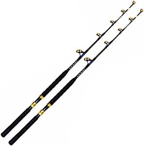 OKIAYA Carbon Fiber Venom PRO Series 80-130LB Tournament for Penn Shimano Set of 2 PAC Bay Guides