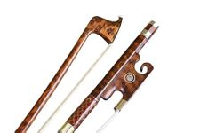 Yinfente 4/4 Full Size Violin Bow Advance Snakewood Letterwood Violin bow Natural Bow Hair pernambuco Level