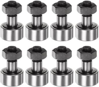 HARFINGTON 8pcs CF22 Cam Follower KR22 Needle Roller Bearing M10x1.25mm Male Thread 10mm Roller Diameter Stud Type 12mm Roller Width Miniature Track Roller Bearings