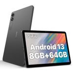 UMIDIGI 10.1 Inch Tablet,Android 13 Tablets, G2 Tab Tablet 8GB(4+4)+64GB/TF 1TB,WiFi 6/BT5.0,RK3562 Quad-Core,6000mAh,Android Tablet,1280 * 800IPS,8MP Dual Camera,Stereo Dual Speakers,Grey2024