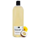 Freshskin Beauty LTD | 1 Litre Organic Liquid Castile Soap (1000ml) - All-Natural Unscented Liquid Soap - Pure SLS SLES Free - Vegan Friendly - 100% Organic