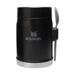 Stanley 10-09146-003 The Heritage Vacuum Food Jar Matte Black 14OZ / .4L