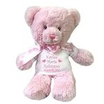 Personalized Pink Teddy Bear for Ba