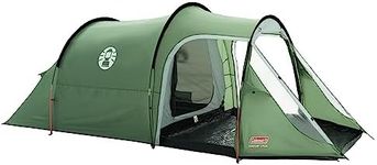 Coleman Tent Coastline 3 Plus, compact 3 man tent, 3 person tunnel tent, lightweight camping tent with awning and windows, Waterproof thanks to 3,000mm water column