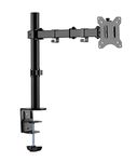 Amer Single LCD Monitor Desk Mount Stand Fully Adjustable/Tilt/Articulating for 1 Screen up to 32" (EZCLAMP), 1 Monitor (up to 32") Desk Clamp