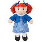 Let’s Make Memories Personalized Cuddle Time Rag Dolls - Soft Doll for Kids - Red Hair