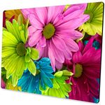 Shalysong Watercolor Flower Mousepad Computer Mouse pad with Design Personalized Mouse pad for Laptop Computer Office Decoration Accessories Gift