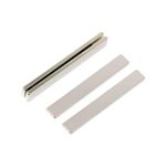 N42 Neodymium Magnet for Arts, Crafts, Model Making, DIY, Hobbies, Office, and Home - 75mm x 10mm x 3mm thick - 12.4kg Pull - Pack of 2