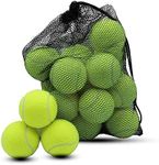 Swingers Tennis Balls，20 Pack Training Tennis Balls,Exercise Balls for Pet Dog, High Elasticity Practice Tennis Balls for Beginner, with Mesh Carry Bag Easy to Transport (Yellow)