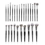 PAC Cosmetics Synthetic Series (25 Brushes) Vegan Makeup Brush Kit - The Best Makeup Brush Set of Synthetic Bristles For Professional Makeup Artists - For Face, Eyes and Lip Makeup Application & Blending